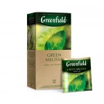 Чай Greenfield Green Melissa зеленый 1.5г х 25 пак, 38г Чай Greenfield Green Melissa зеленый 1.5г х 25 пак, 38г