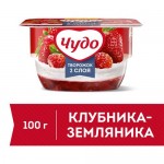 Десерт творожный Чудо воздушный клубника-земляника 4%, 100г