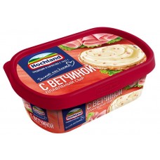 Сыр плавленый Hochland с ветчиной 55%, 200г в магазинах Фасоль