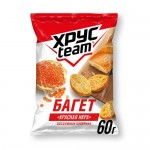 Сухарики Хрусteam Багет и красная икра, 60г Сухарики Хрусteam Багет и красная икра, 60г