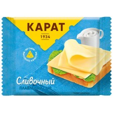 Сыр Карат плавленный сливочный слайсы 25%, 130г в магазинах Фасоль
