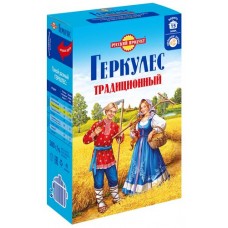 Геркулес Русский продукт Традиционный овсяные хлопья, 500г в магазинах Фасоль