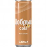 Напиток Добрый Cola Ваниль газированный, 330мл Напиток Добрый Cola Ваниль газированный, 330мл