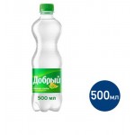 Напиток Добрый Лимон-лайм газированный, 500мл Напиток Добрый Лимон-лайм газированный, 500мл