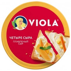 Сыр Viola Четыре Сыра плавленый 45%, 130г в магазинах Фасоль