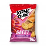 Сухарики Хрусteam Багет королевский краб 60г Сухарики Хрусteam Багет королевский краб 60г