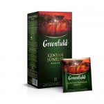 Чай Greenfield Kenyan Sunrise черный байховый 2г х 25 пак, 50г Чай Greenfield Kenyan Sunrise черный байховый 2г х 25 пак, 50г
