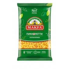 Макароны Makfa Пикколетти Полубублики, 450г в магазинах Фасоль