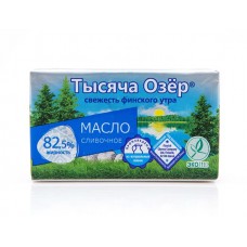 Масло сливочное Тысяча озёр 82.5%, 180г в магазинах Фасоль
