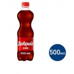 Напиток Добрый Cola газированный, 500мл Напиток Добрый Cola газированный, 500мл