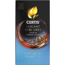 Чай черный Curtis Elegant Earl Grey пакетированный 1.7г x 25шт, 42.5г в магазинах Фасоль