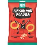 Снеки картофельные Minifree Луковые кольца со вкусом бекона, 45г Снеки картофельные Minifree Луковые кольца со вкусом бекона, 45г