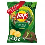 Чипсы Lay's Зеленый лук, 140г Чипсы Lay's Зеленый лук, 140г
