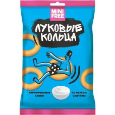 Снеки картофельные Minifree Луковые кольца со вкусом сметаны, 45г в магазинах Фасоль