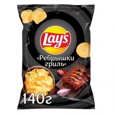 Чипсы Lay's Ребрышки гриль, 140г в магазинах Фасоль