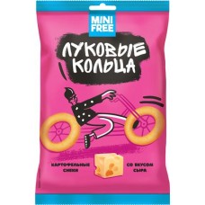 Кольца луковые Minifree сыр, 45г в магазинах Фасоль