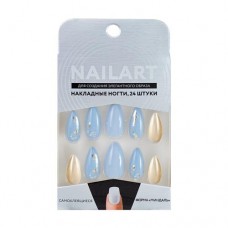 Набор накладных самоклеящихся ногтей, 24 шт., в ассортименте в магазинах FixPrice