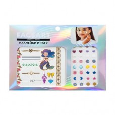 Наклейки и тату для лица и тела, в ассортименте в магазинах FixPrice