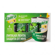 Липкая лента от мух, Тайга, 4 шт. в магазинах FixPrice
