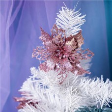 Декорация Цветок на клипсе, Снежное кружево, 2 шт., в ассортименте в магазинах FixPrice