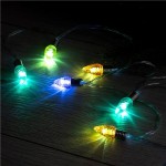 Гирлянда новогодняя Лампочки, Снежное кружево, 1,65 м, в ассортименте Гирлянда новогодняя Лампочки, Снежное кружево, 1,65 м, в ассортименте