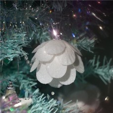 Набор ёлочных украшений, Снежное кружево, 4 шт. в магазинах FixPrice
