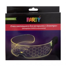 Очки светящиеся для вечеринки Электро, Party, в ассортименте в магазинах FixPrice