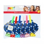 Праздничные язычки-дуделки, Party, 6 шт., в ассортименте