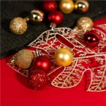 Шарики ёлочные, Снежное кружево, 12 шт., в ассортименте Шарики ёлочные, Снежное кружево, 12 шт., в ассортименте