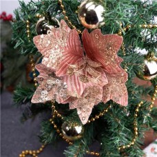 Украшение ёлочное на клипсе Цветок, Снежное кружево, в ассортименте в магазинах FixPrice