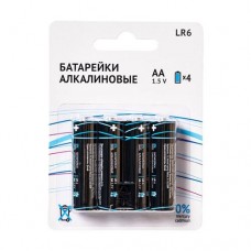 Батарейки алкалиновые АА, 4 шт. в магазинах FixPrice