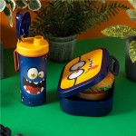 Детский набор: ланч-бокс+бутылка для воды, ПласТишка, 0,98 л/0,4 л, в ассортименте Детский набор: ланч-бокс+бутылка для воды, ПласТишка, 0,98 л/0,4 л, в ассортименте