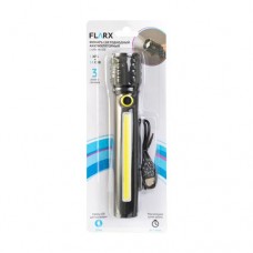 Фонарь светодиодный аккумуляторный, FLARX, с кабелем USB в магазинах FixPrice