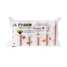 Губки для мытья посуды Пеноэффект, SOL, 5 шт., в ассортименте в магазинах FixPrice