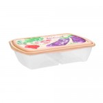 Контейнер с декором, Phibo, 1,25 л, в ассортименте