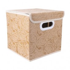 Коробка складная с крышкой, Home Time, 25х25х25 см в магазинах FixPrice