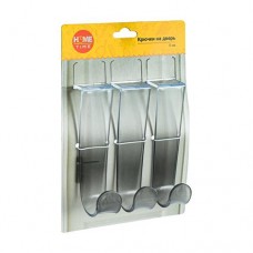 Крючки на дверь, Home Time, 11 см, в ассортименте в магазинах FixPrice