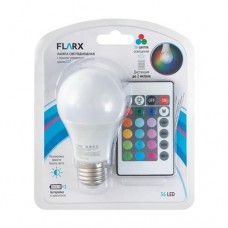 Лампа светодиодная, FLARX, с пультом управления в магазинах FixPrice