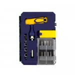 Набор бит и торцевых головок с рукояткой, Master Hand, 23 шт. Набор бит и торцевых головок с рукояткой, Master Hand, 23 шт.