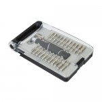 Набор бит и торцевых головок с рукояткой, Master Hand, 24 предмета Набор бит и торцевых головок с рукояткой, Master Hand, 24 предмета