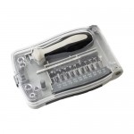 Набор бит и торцевых головок с рукояткой, Master Hand, 28 предметов Набор бит и торцевых головок с рукояткой, Master Hand, 28 предметов