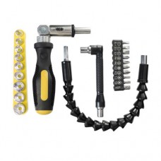 Набор бит и торцевых головок с рукояткой-трещоткой, Master Hand, 22 предмета, в ассортименте в магазинах FixPrice