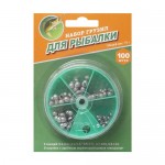 Набор грузил, 100 шт., в ассортименте Набор грузил, 100 шт., в ассортименте