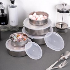 Набор мисок с крышками, O'Kitchen, 5 шт. в магазинах FixPrice