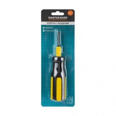 Отвёртка с насадками, Master Hand, 6 в 1, в ассортименте в магазинах FixPrice