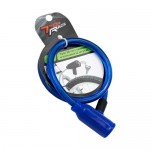 Трос с замком и ключами 2 шт., Top Race, 58 см, в ассортименте Трос с замком и ключами 2 шт., Top Race, 58 см, в ассортименте