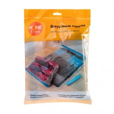 Вакуумные пакеты, Home Time, 60х40 см, 80х60 см, насос в магазинах FixPrice