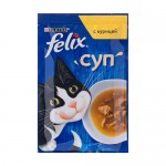 Влажный корм для кошек Felix Суп, Purina, курица, 48 г