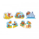 Игрушки-головоломки для ванной Пазлы, в ассортименте