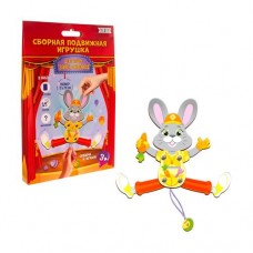 Сборная подвижная игрушка Дергунчик, PREZENT, в ассортименте в магазинах FixPrice